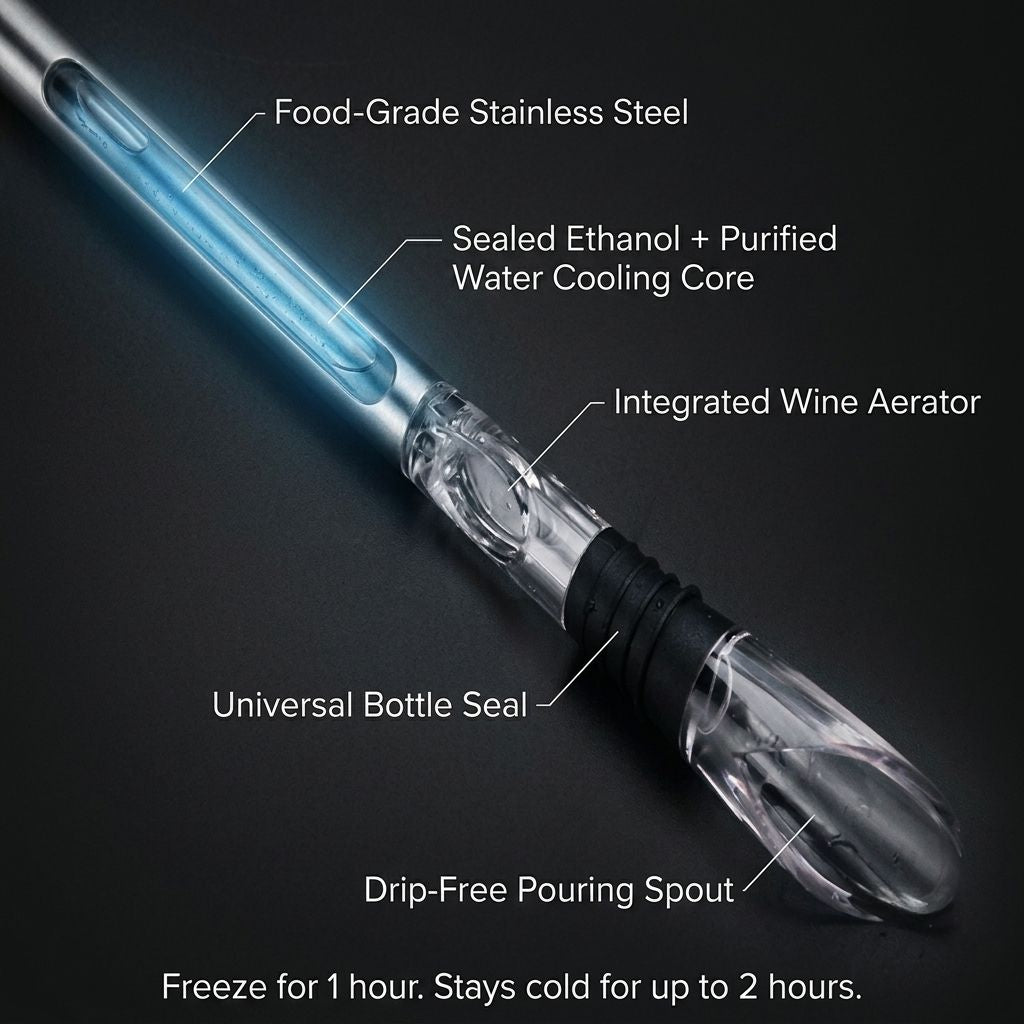 Wine Chiller Stick - Say Goodbye to Warm Wine